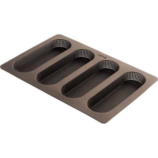 Lékué Mini Baguette, Silicone, Brown