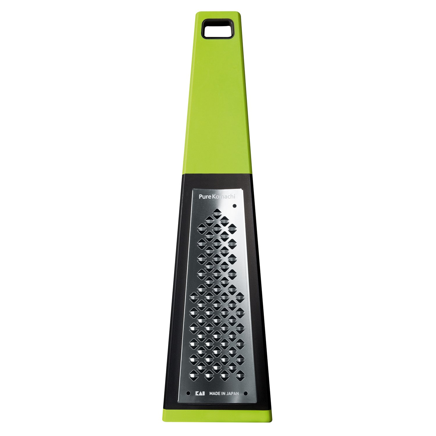 KAI Pure Komachi Kanokoshibori, 2-way grater green, blade 13.5 x 3-5 cm/handle 11 cm