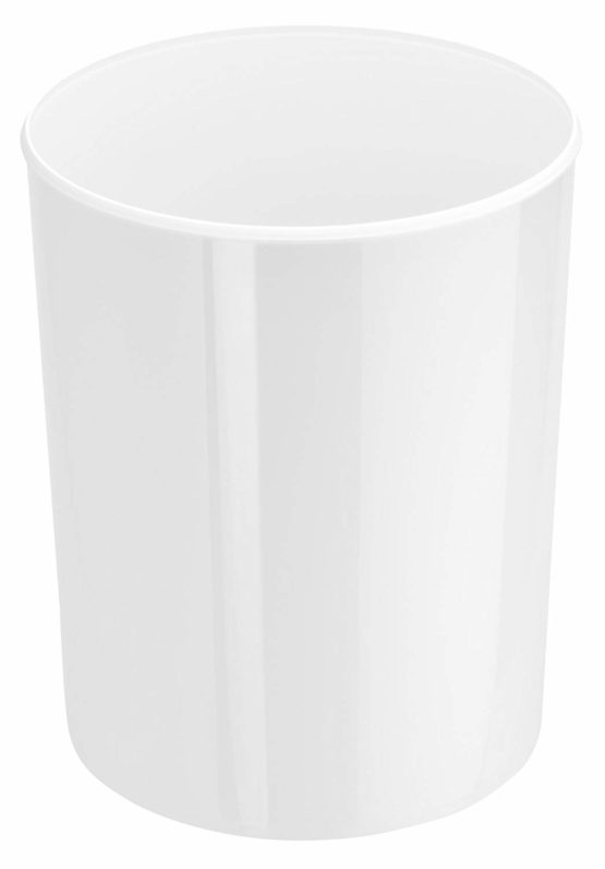 HAN 18200-12, i-Line waste bin. Modern, stylish. Elegant and glossy, premium quality, 20 litres, white