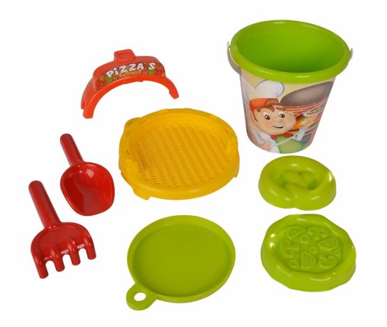 Simba 107114400 Pizza Bucket Set Multi-Coloured - Image 2