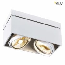 SLV Surface-Mounted Ceiling Light EVG for 1xT5 (13 / spot, floodlight, Ceiling spot, Ceiling Light, Surface-Mounted Light, Internal Lighting / GU10 75W White
