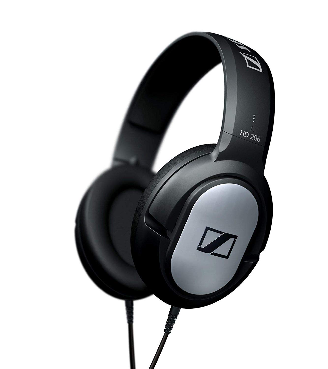 Sennheiser HD 206 Stereo Headphone Silver, uni