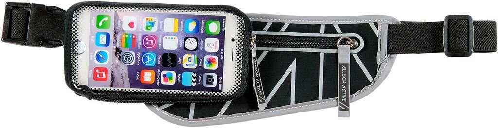 ClickGo Large Sport Belt for Phones Upto 6.3-Inch, Black
