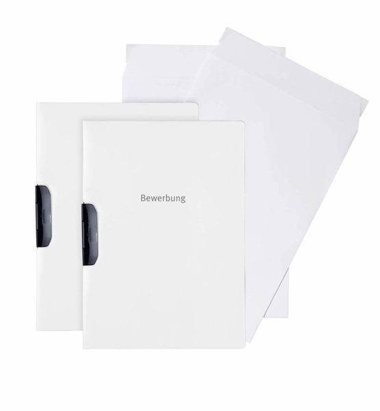 Durable 999107390 DURASWING JOB Application Set 2 Application Folders with 2 Envelopes white