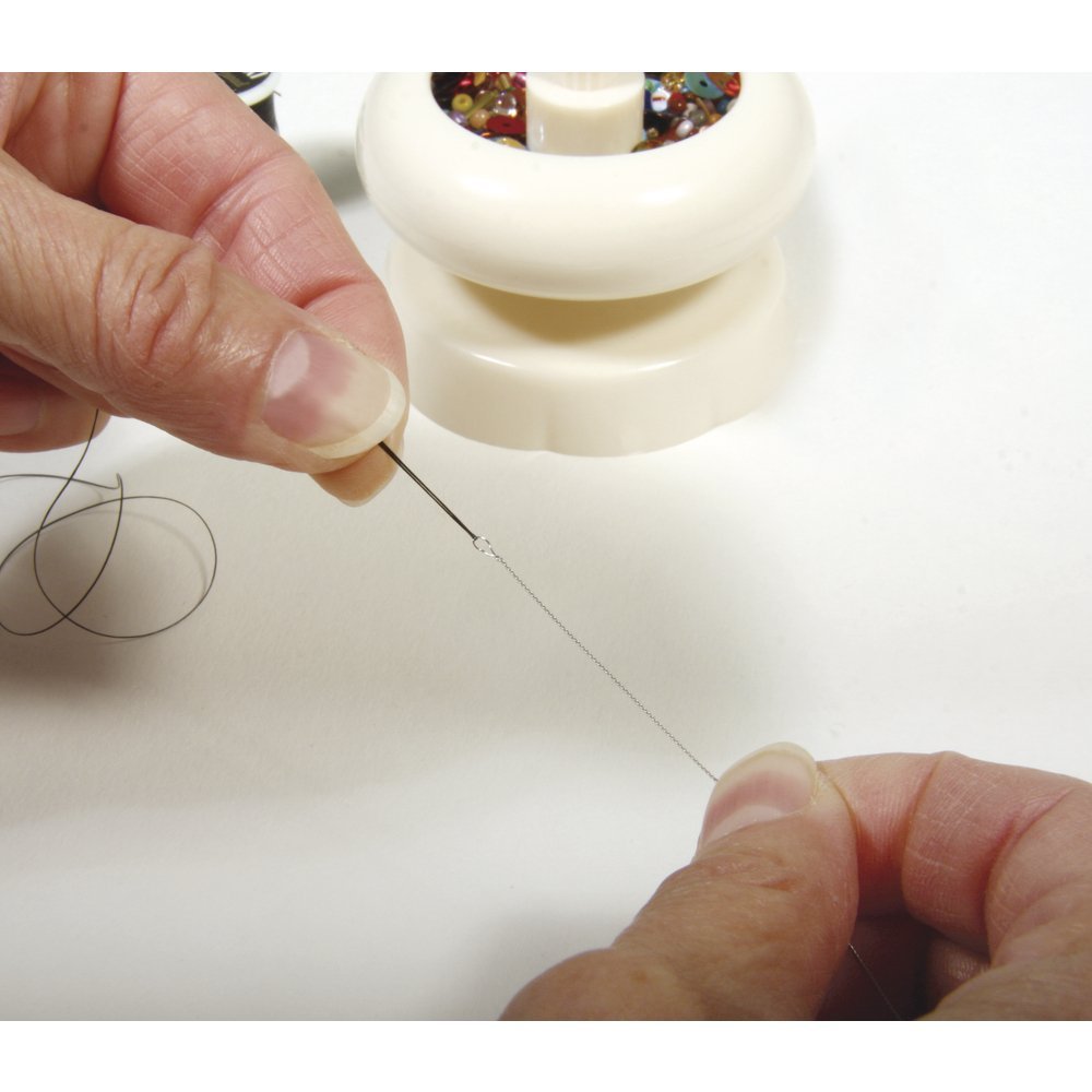 Rayher Bead Spinner with Beading Needle for Seed Beads Beading Bowl Spinner for Jewellery Making 7x7x6.5cm, 22447000 - Image 3