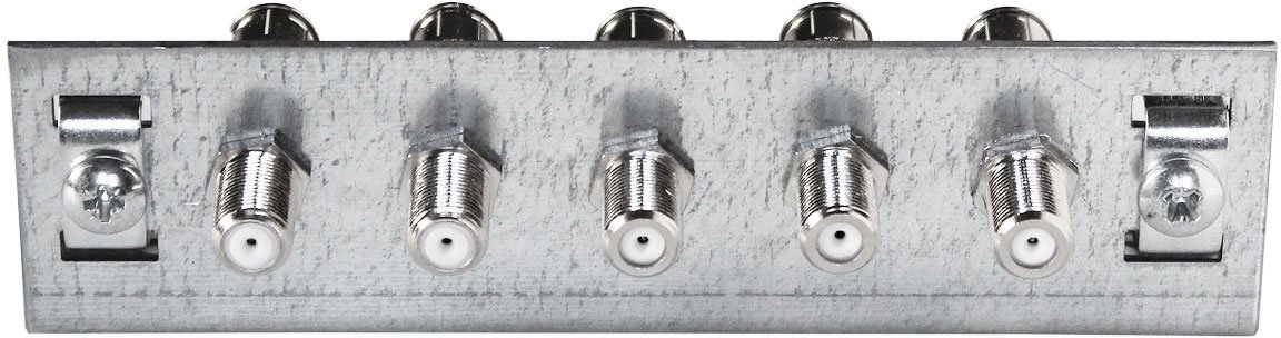 Axing QEW 5-12 earthing angle grounding rail bracket (row, 5-way), Aluminium - Image 2