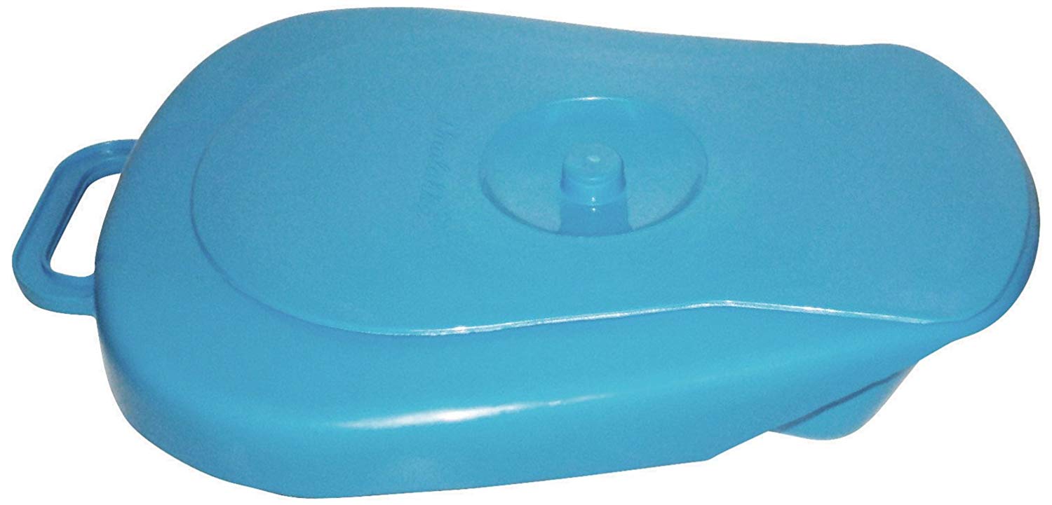 Aidapt Easy to use Bed Pan with Integrated Handle Suitable for Both Men and Women, 1 Pack/S
