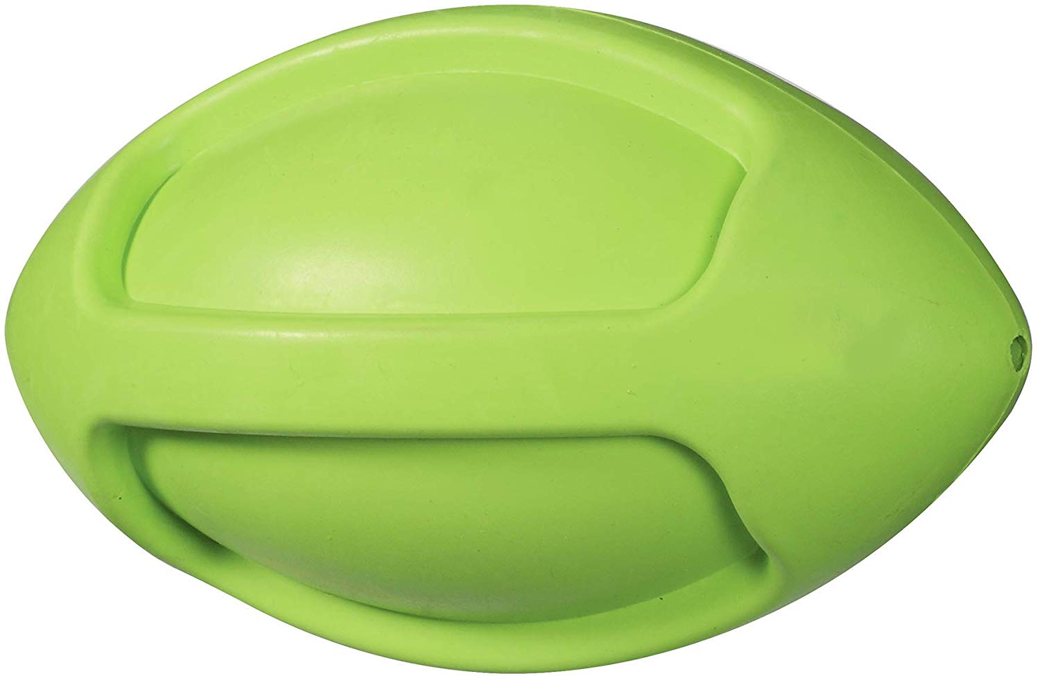 JW Isqueak Funble Football Large By Small Rugby Balloon Squealing Thick Rubber for Dogs L, multi-coloured - Image 4