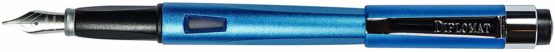 DIPLOMAT - Magnum - Fountain Pen in Stainless Steel - Aegean Blue - Resistant and Elegant - 2 Years Warranty