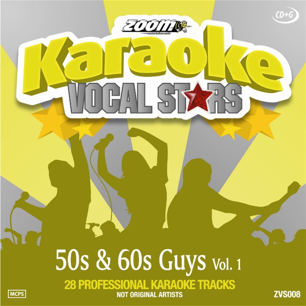 Zoom Karaoke CD+G 50s & 60s Guys Vol. 1 Vocal Stars Karaoke