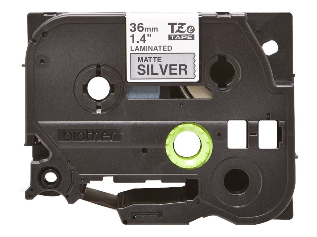 Brother TZe-M961 Labelling Tape Cassette, 36 mm (W) x 8 m (L), Laminated, Brother Genuine Supplies - Black on Matt Silver - Image 3