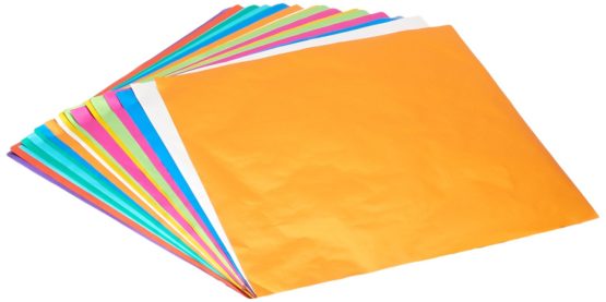 Aitoh Origami Paper x 9.75-inch 18 Sheets-Assorted Foil, Other, Multicoloured, 25.4 x 25.4 x 27.94 cm