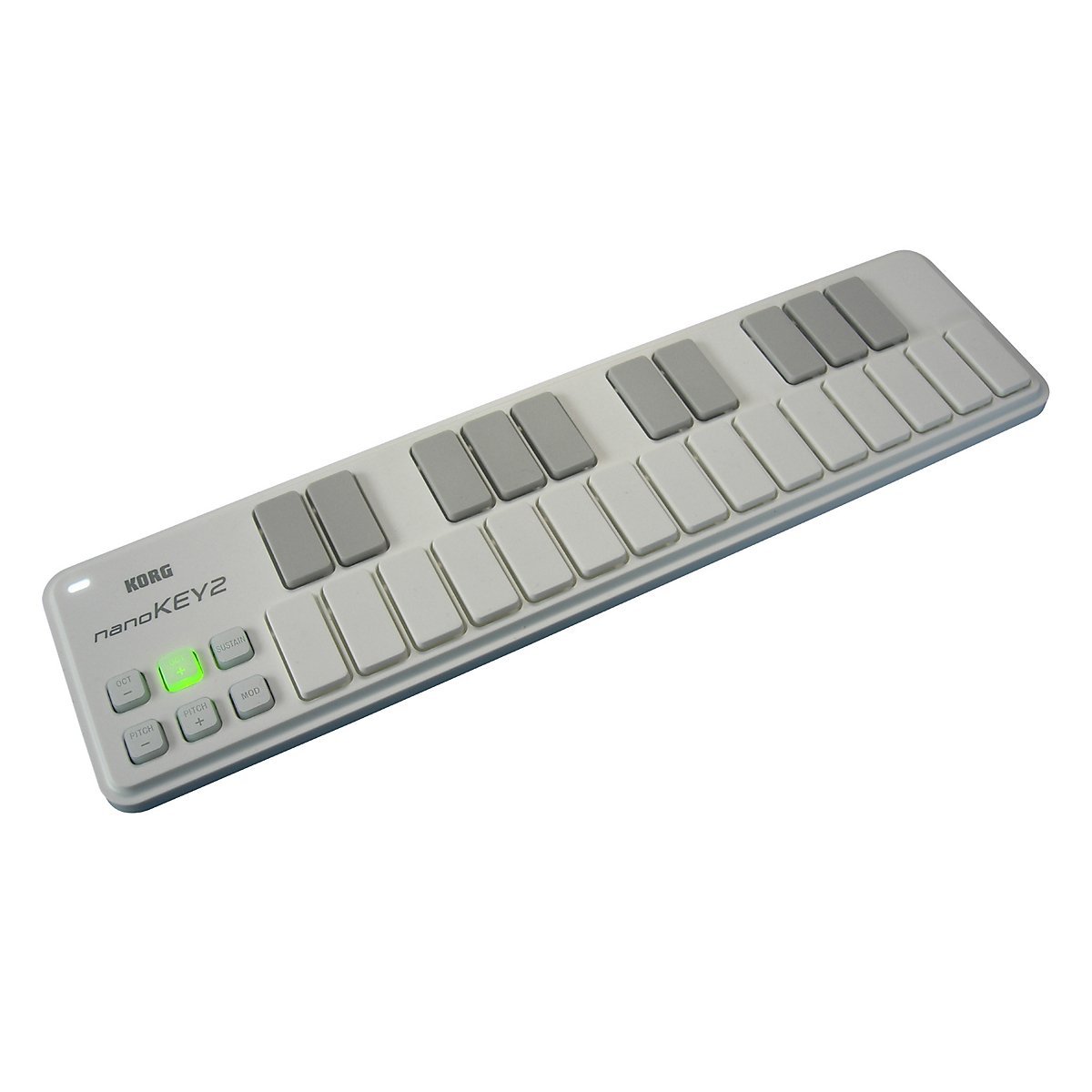 Korg - nanoKEY2 - USB MIDI Keyboard - 25 Key - White, 25-Key - Image 3