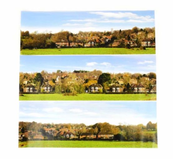 Gaugemaster GM704 Village Large Photo Backscene (2744x304mm)