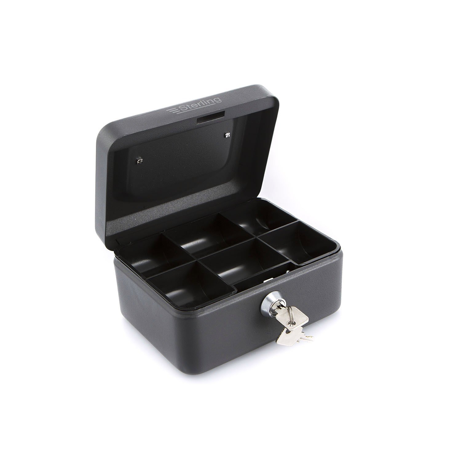 Burg-Wachter 6" Cash Box - Black, 152 x 80 x 115, CB01BK - Image 2