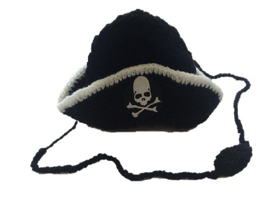 Pirate, Newborn Baby Girl/Boy Crochet Knit Costume Photo Photography Prop Hats Outfits