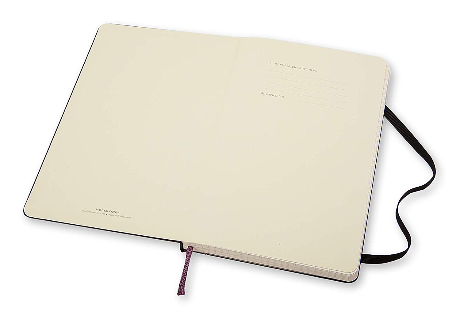 Moleskine Classic Squared Paper Notebook, Hard Cover and Elastic Closure Journal, Color Black, Size Large 13 x 21 cm, 240 Pages - Image 4