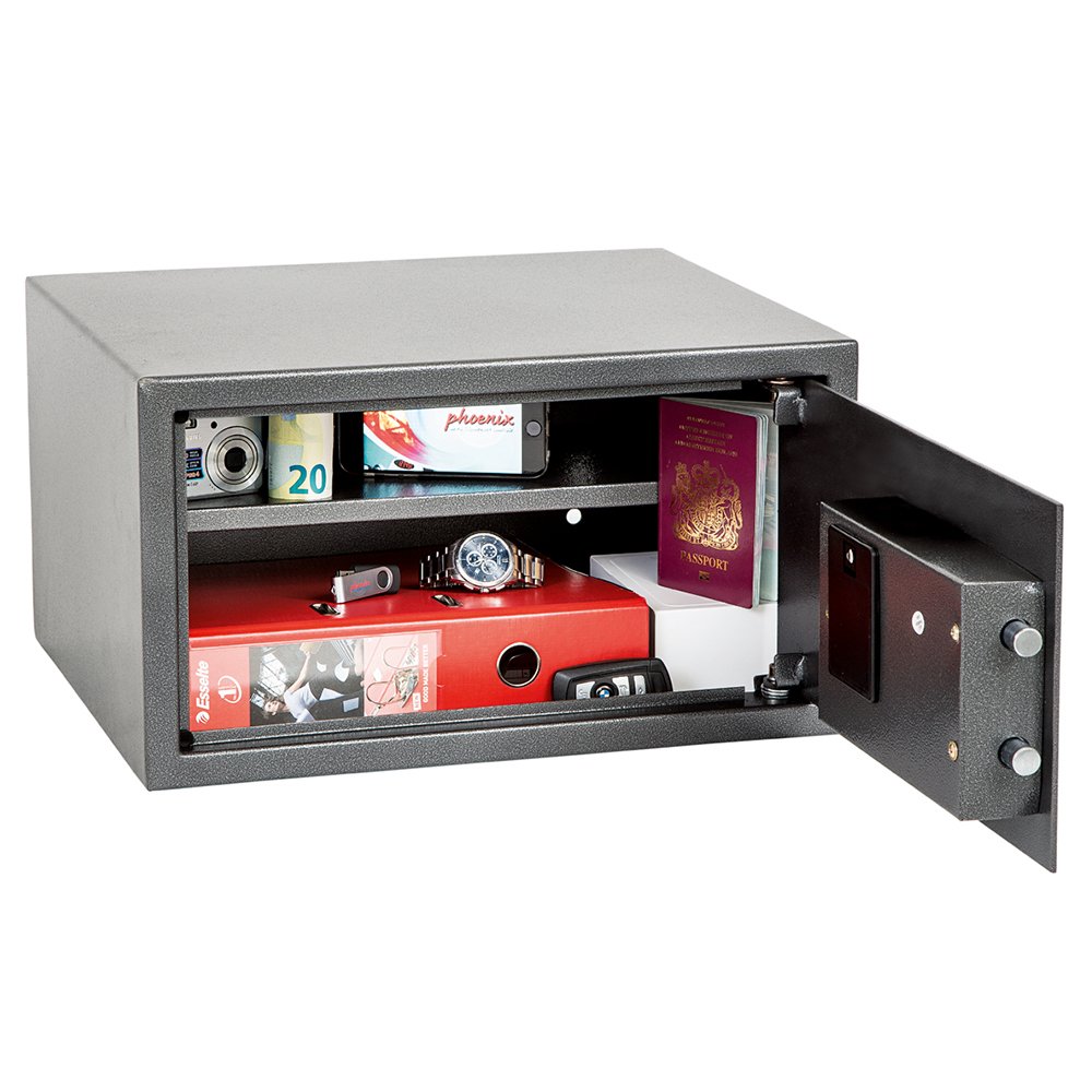 Phoenix Safe Company, SS0803E Vela Home & Office Security Safe, Twin Locking Bolts, Electronic Locking - Image 4