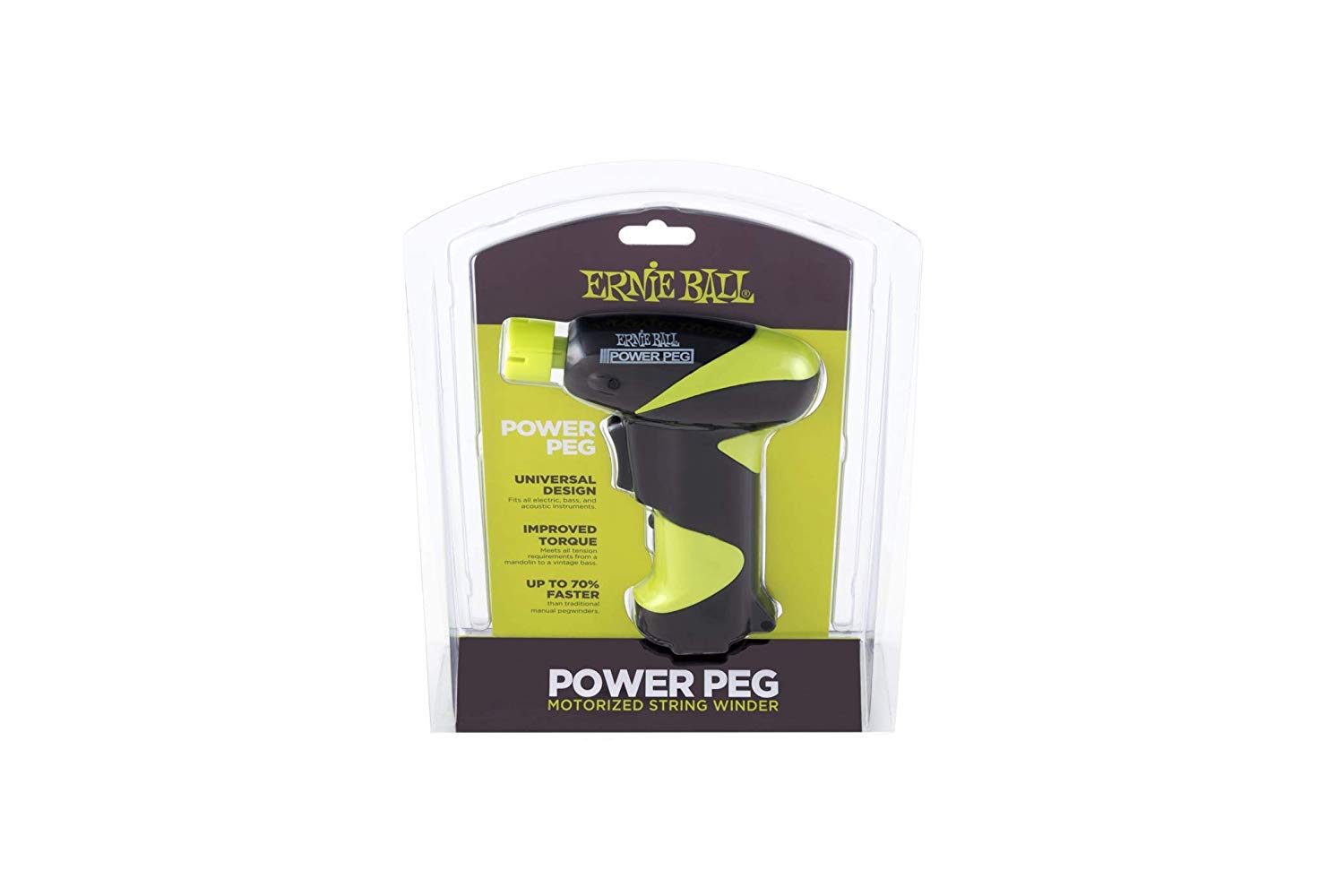 Ernie Ball P04118 Power Peg, Green/Black, 10.5 in*8.0 in*2.5 in, PowerPeg - Image 3