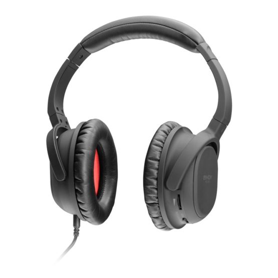 LINDY 20424 NC-60 Active Noise Cancelling Headphones, Black - Image 3