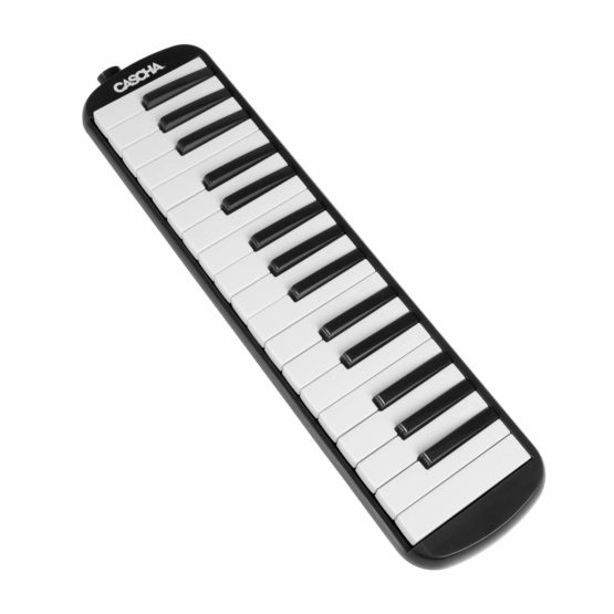 CASCHA Melodica with bag and mouthpiece, instrument for children and beginners, black, HH 2061 - Image 3