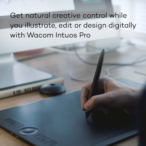 Wacom Intuos Pro Pen Tablet (Size: L) / Large Professional Graphic Tablet incl. Wacom Pro Pen 2 with Replacement Tips / Compatible with Windows & Apple, Black - Image 3