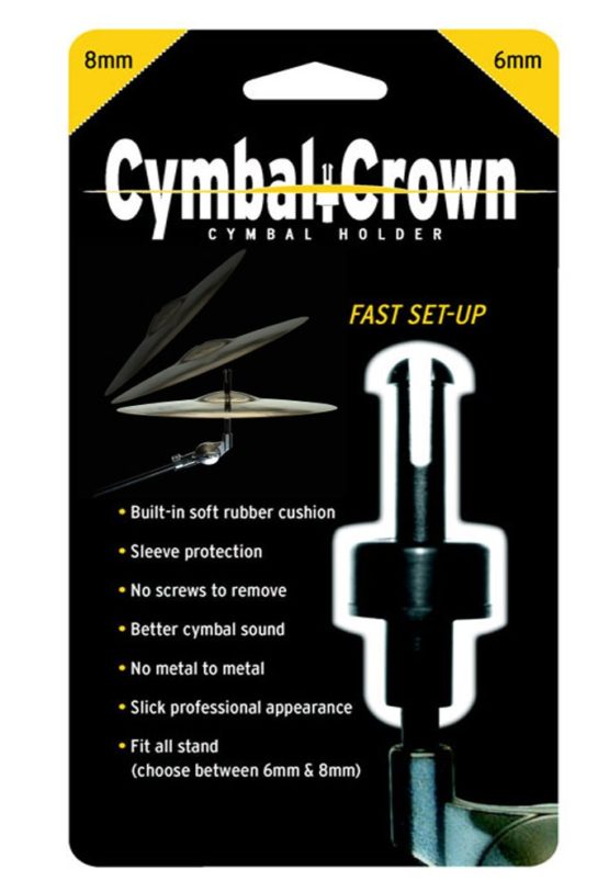 Ahead 8mm Cymbal Crown, black, ACC8