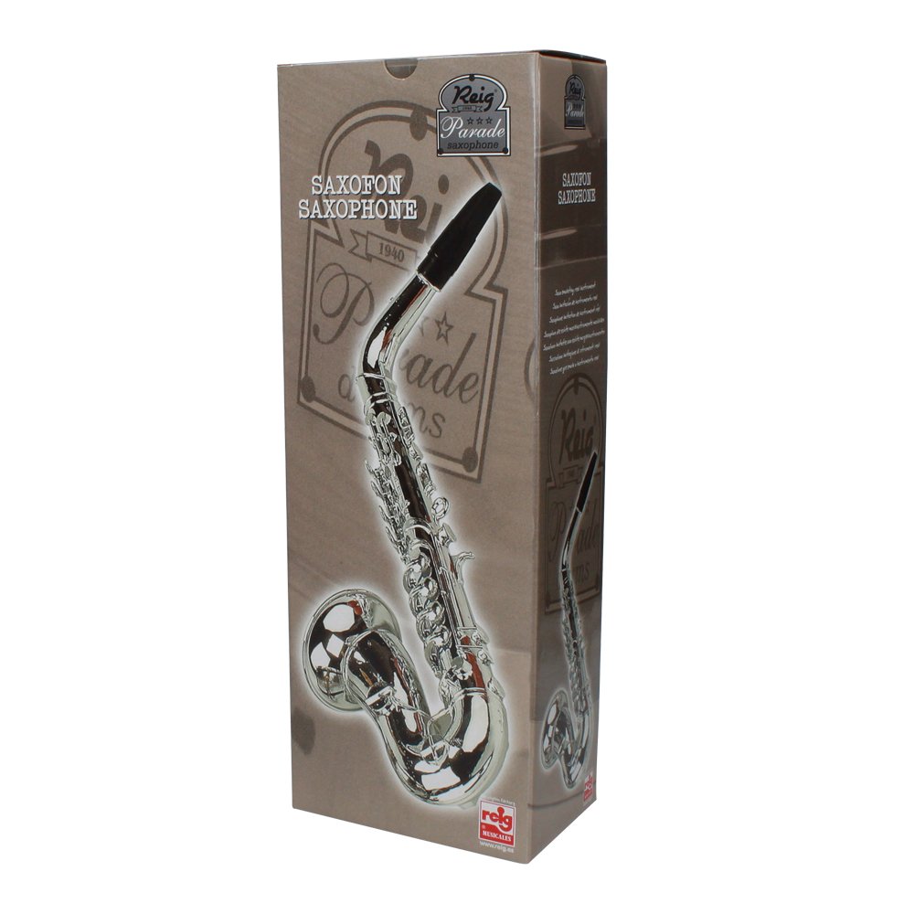 Reig Deluxe Saxophone (Silver), Child Size - Image 2