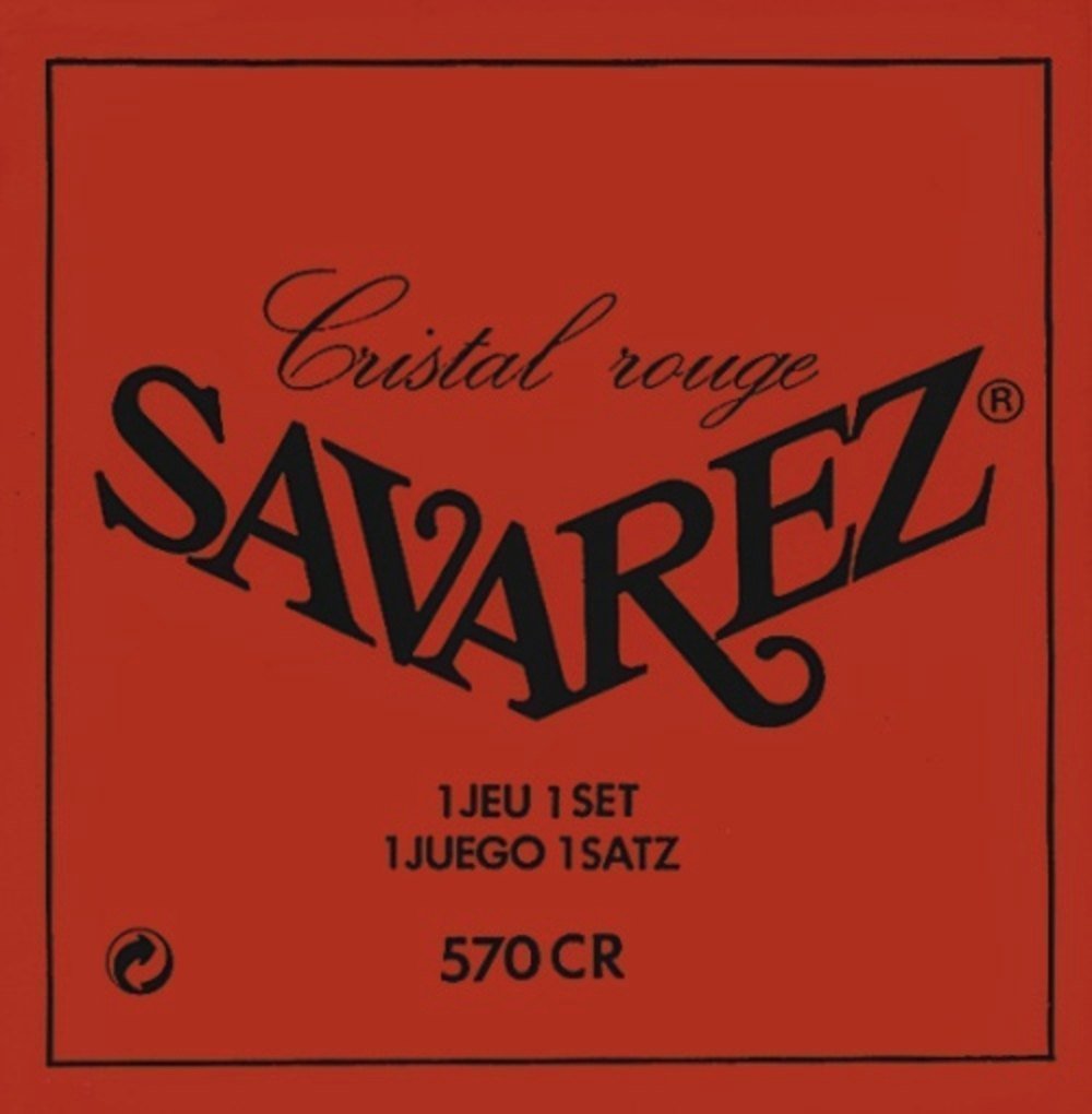 Savarez Classical Guitars Strings Alliance Cristal 570CR Set Standard Tension red, Silver, Satz standard 570CR
