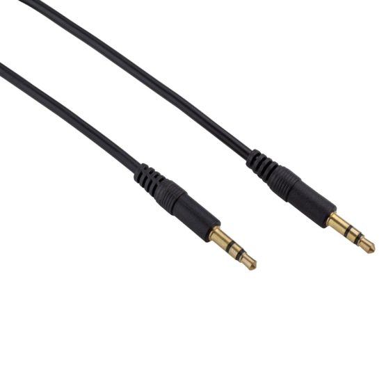 adaptare 10030 Audiokabel 3,5mm Klinkenstecker auf 3,5mm Klinkenstecker, vergoldete Kontakte, ultraslim, 3,0m, schwarz - Image 4