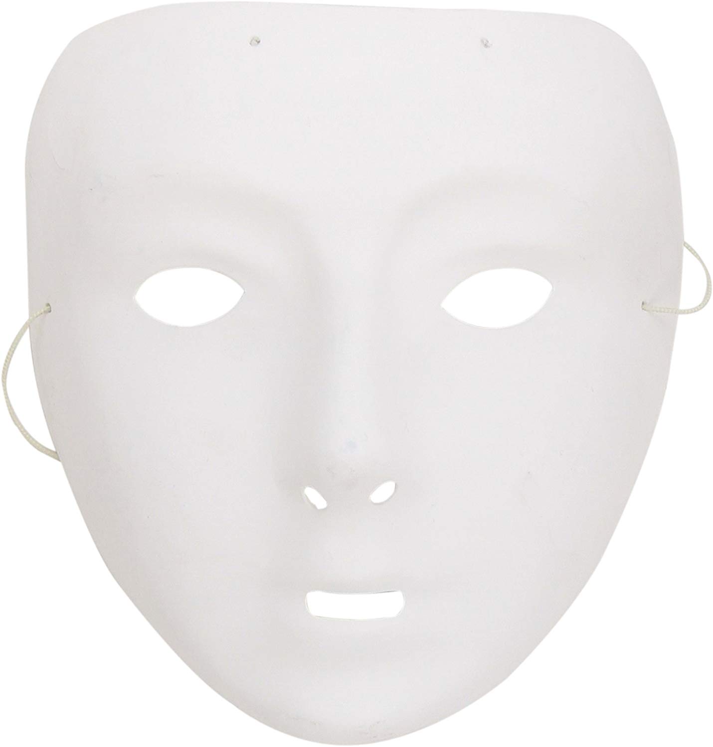Smiffys Robot Mask, White on Elastic, Eyemasks Fancy Dress, Adult Dress Up Masks - Image 4
