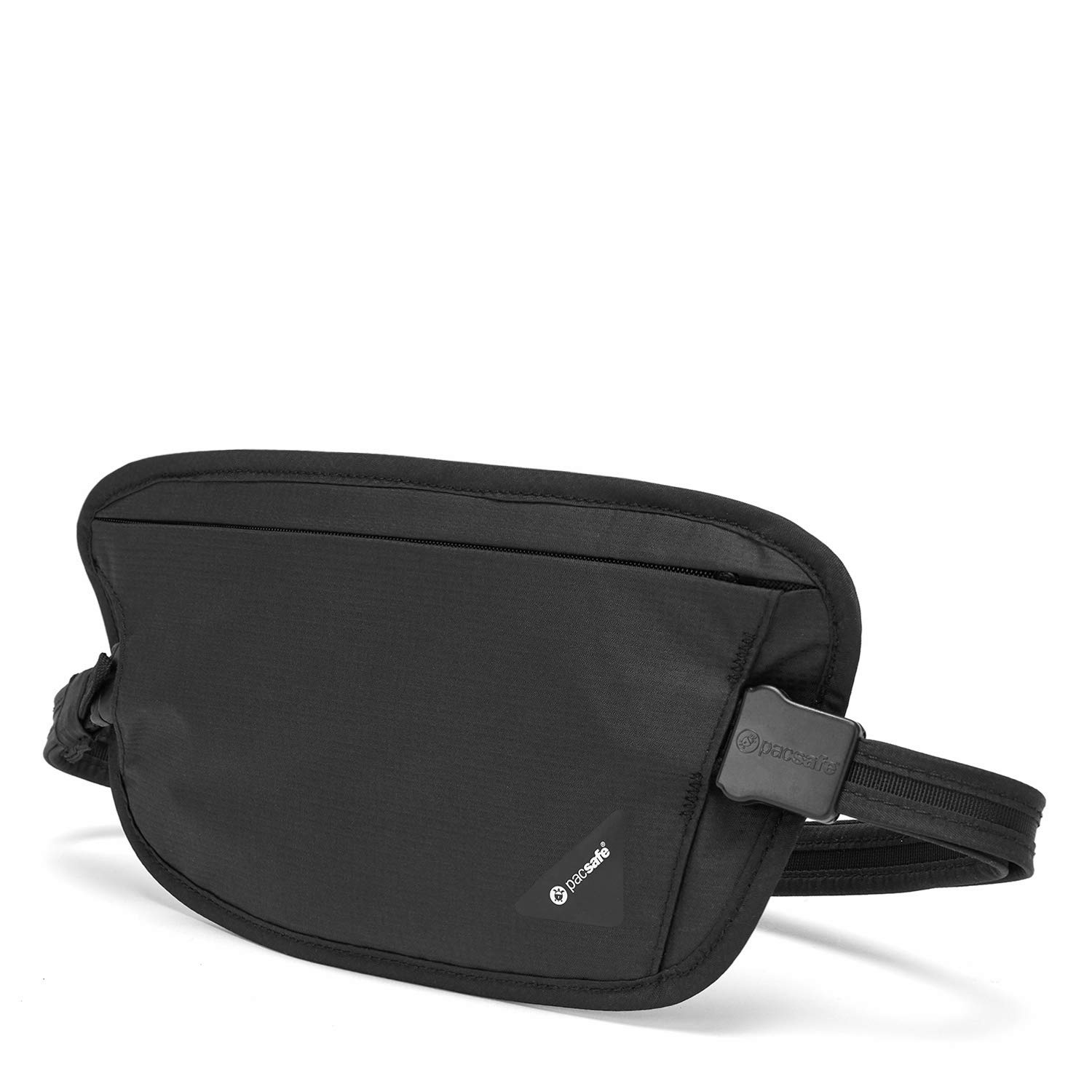 Pacsafe Coversafe X100 Waist Wallet Canvas & Beach Tote Bag, 27 cm, Black - Image 3