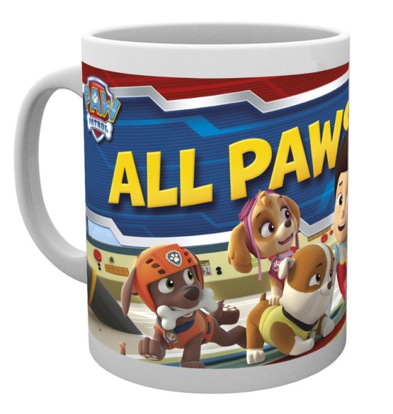 GB eye Patrol, Paws on Deck, Mug, Ceramic, Various, 1 Count (Pack of 1)