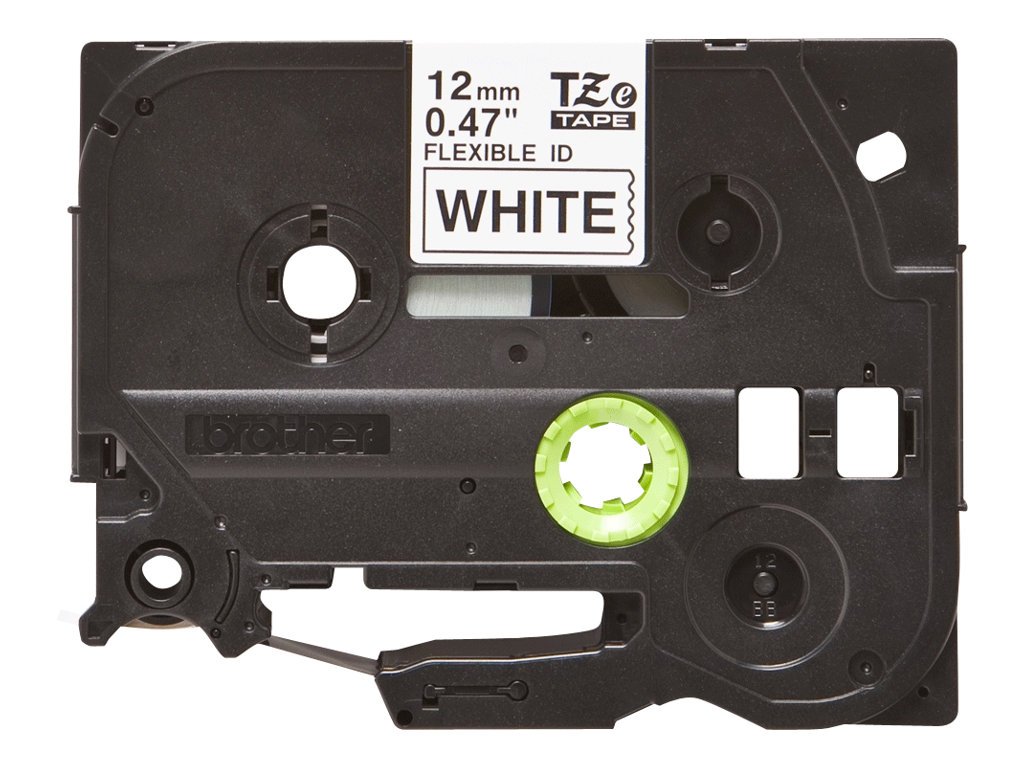 Brother TZe-FX231 Labelling Tape Cassette, Black on White, 12mm (W) x 8M (L), Flexible ID, Brother Genuine Supplies - Image 3