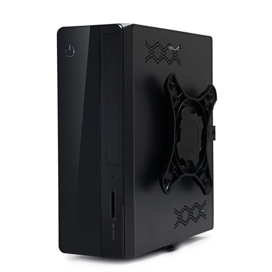 CiT MTX-007B Mini-ITX Case 180W PSU Black Interior VESA Mountable - Image 4