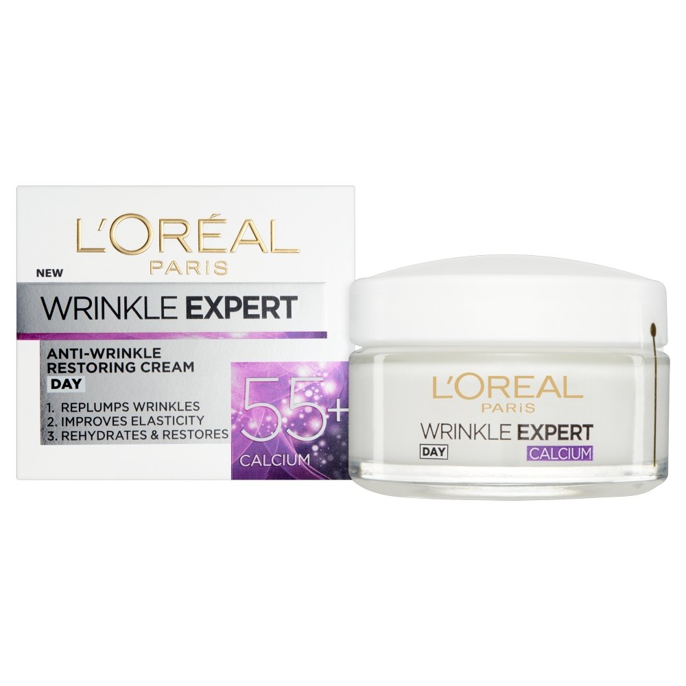 L’Oréal Paris Wrinkle Expert Anti-Wrinkle 55+ Day Cream, Moisturiser Specifically Designed to Reduce Wrinkle Appearance - Image 2