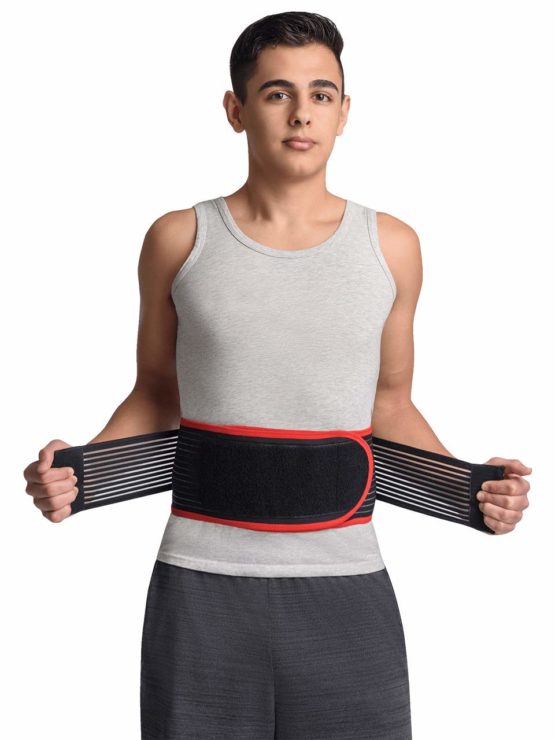 MAXAR BMS-511 X-Large Bio-Magnetic Deluxe Back Support Belt Far Infared with Cera Heat Fabric - Image 2
