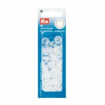 Prym Transparent Bright Round Non-Sew ColorSnaps 12.4mm Snap Fasteners (30pc), 12 x 7 x 2 cm
