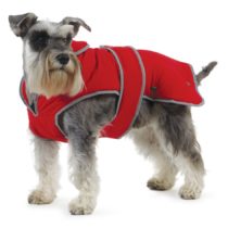 Ancol Muddy Paws Stormguard Coat Red Large ( Length 50cm/ to fit girth 66-80cm)