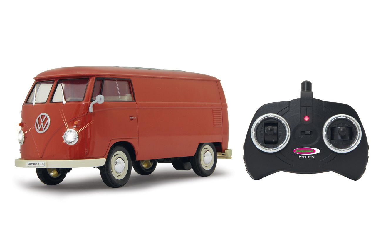 Jamara 405120 "VW T1 Transporter 2 Channel Remote Controlled Device Model Kit, 1:16 Scale