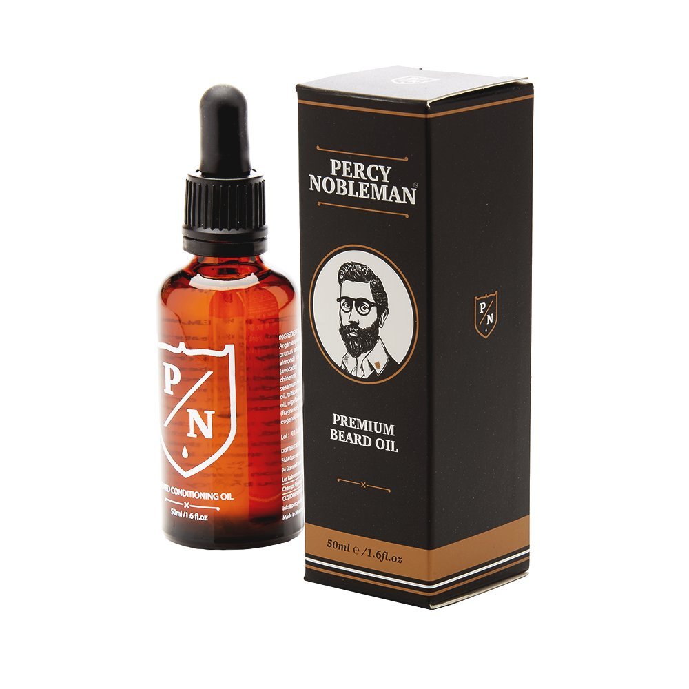 Beard Oil by Percy Nobleman - Premium Scented Blend (50ml), clear, 50 ml (Pack of 1) - Image 2