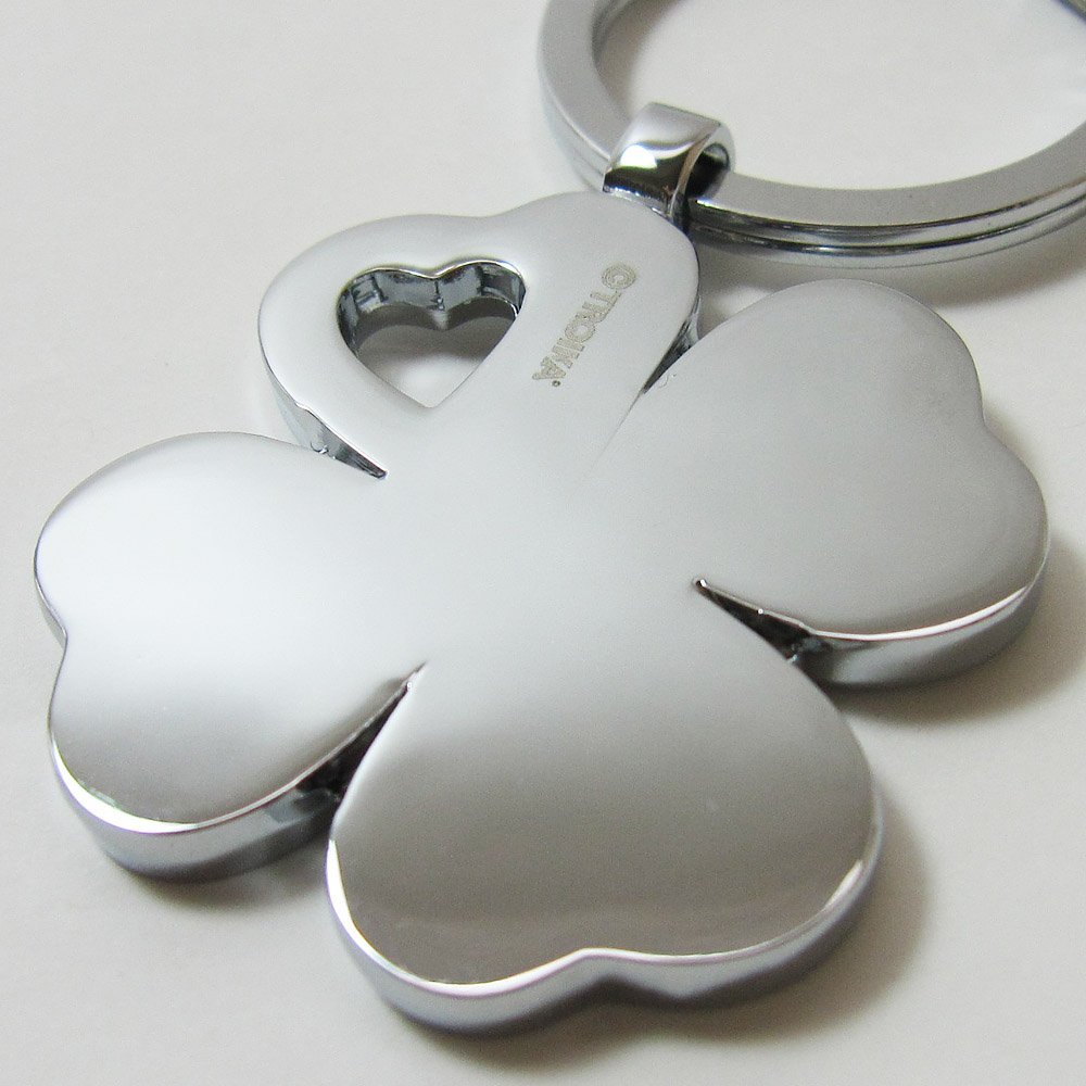 Troika Girls Best Friends "Clover", KR9-30/CH, Keyring, made with SWAROVSKI® ELEMENTS, cast metal- shiny, chrome plated - Image 4