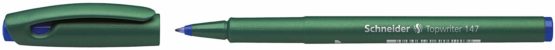 Schneider Topwriter 147 Mint Green Barrel Fibre Pen - Blue (Pack of 10) - Image 3