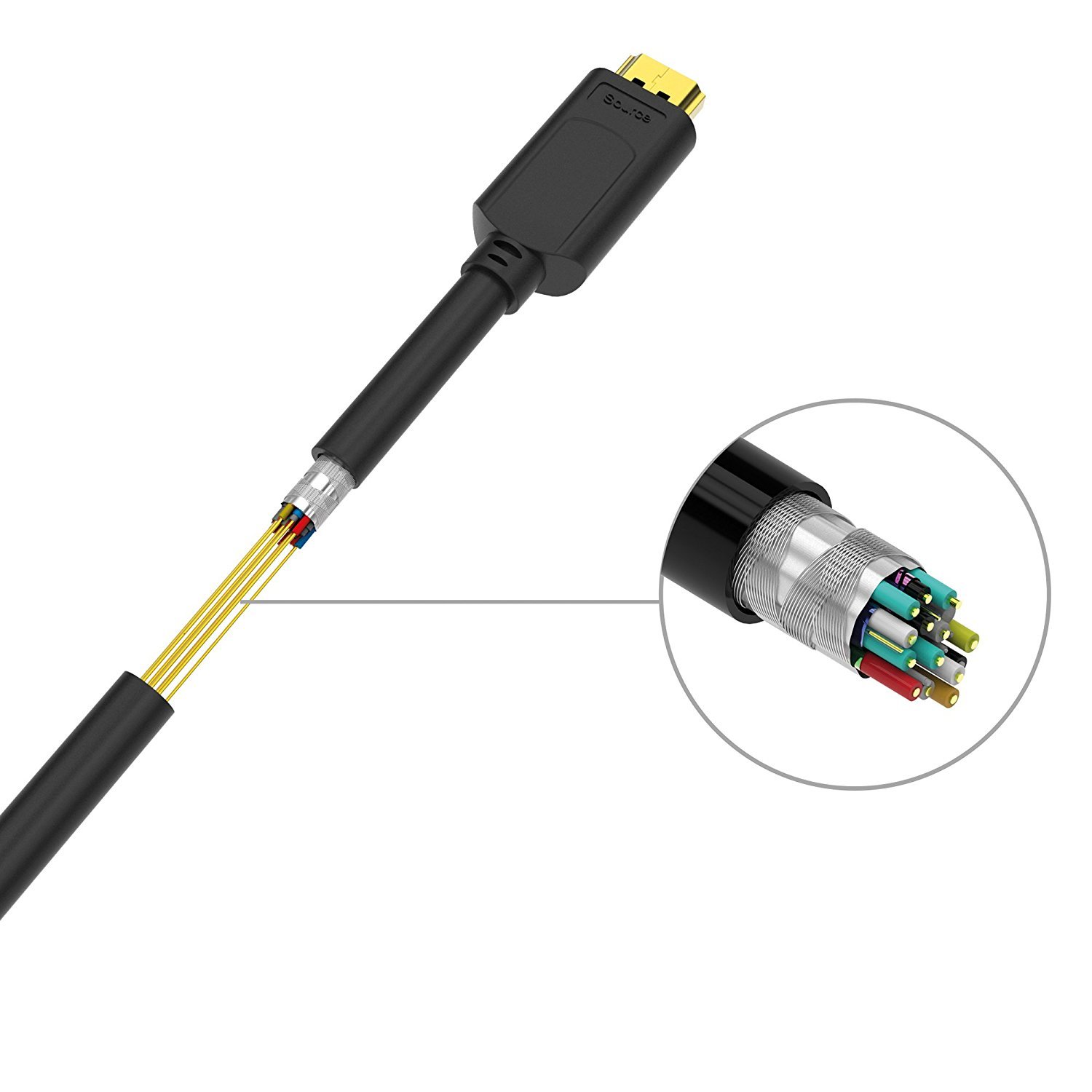 Hdsupply x HC110 030 HDMI to VGA Cable 3 m Gold-Plated 1080P Black, 3 Meters - Image 2