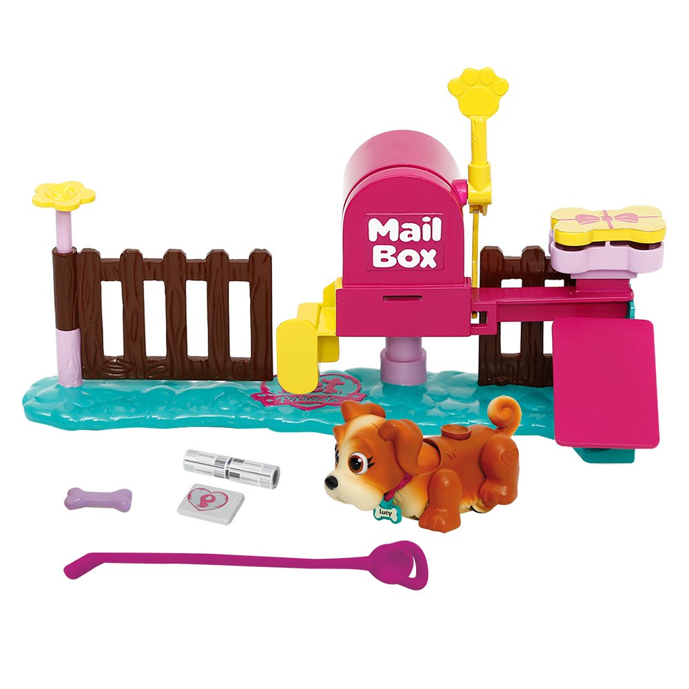 Pet Parade Mailbox Playset, 11.8x20.5x8 centimeter