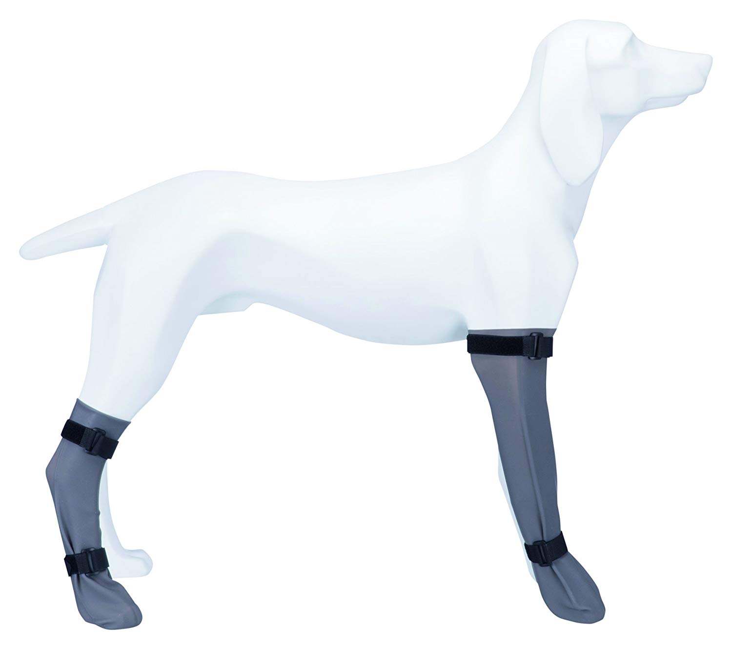 Trixie 19432 Protective Silicone Sock M: 8 cm/35 cm, Grey