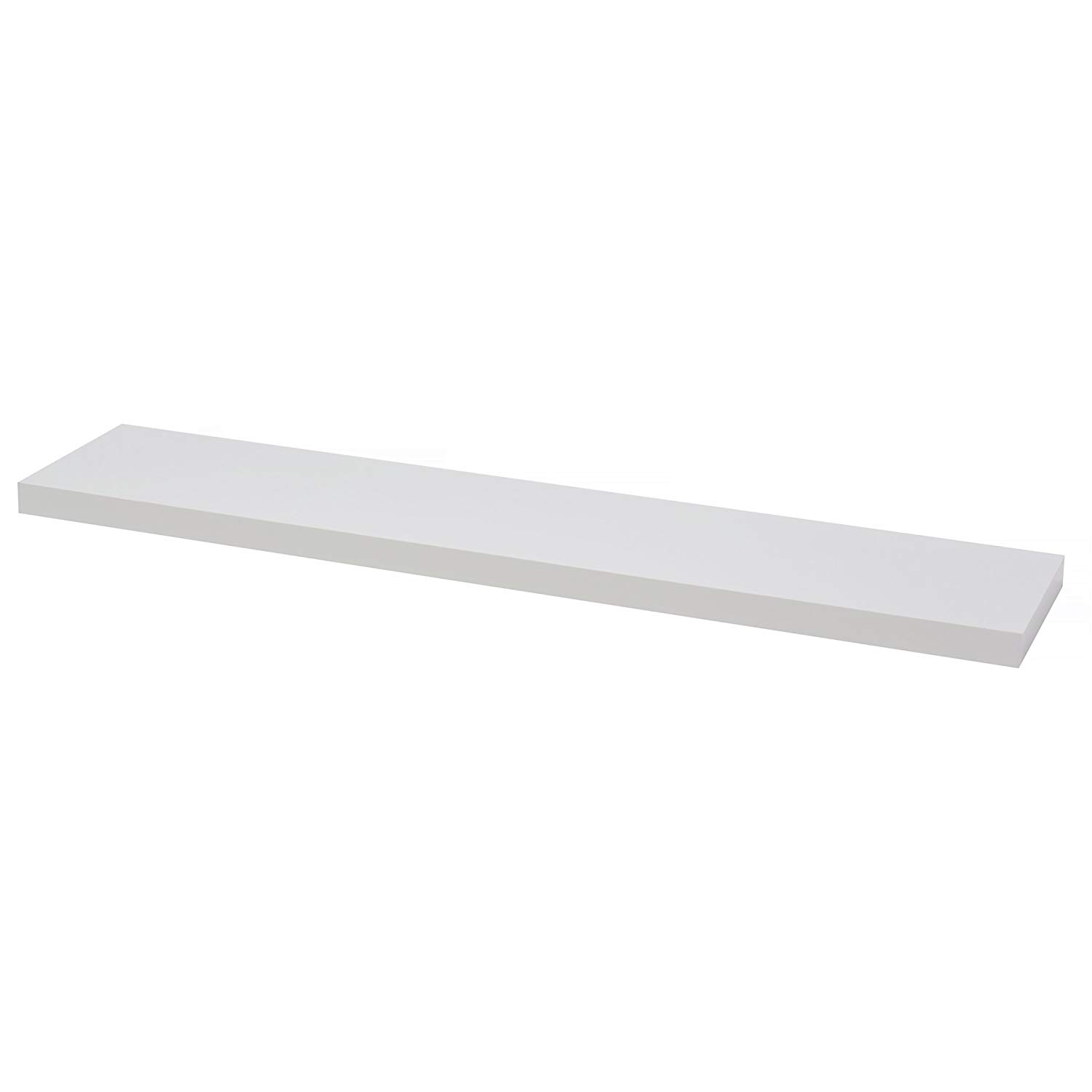 DURAline Floating Wall ShelfWhite Gloss BigaMart