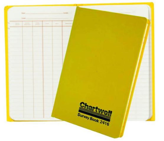 Exacompta Chartwell Level Survey Book, 192x120mm, Yellow - Image 2