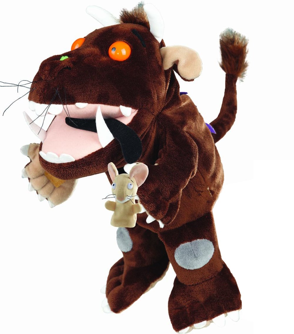 Aurora, Official Merchandise, 12616, The Gruffalo Hand Puppet, 14In, Soft Toy, Brown, 36 cm