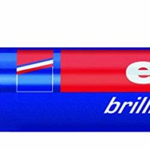 edding 30 Brilliant Paper Marker - Red - 10 Waterproof Permanent Markers - Round Nib 1.5-3 mm - Vibrant Colours - Lightfast Marking on Paper, Card, Cardboard, Plastic, Metal and Glass